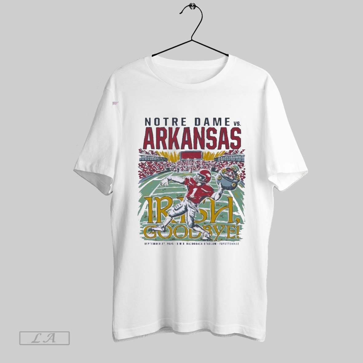 Original Arkansas Vs Notre Dame Game Day 2025 September 27