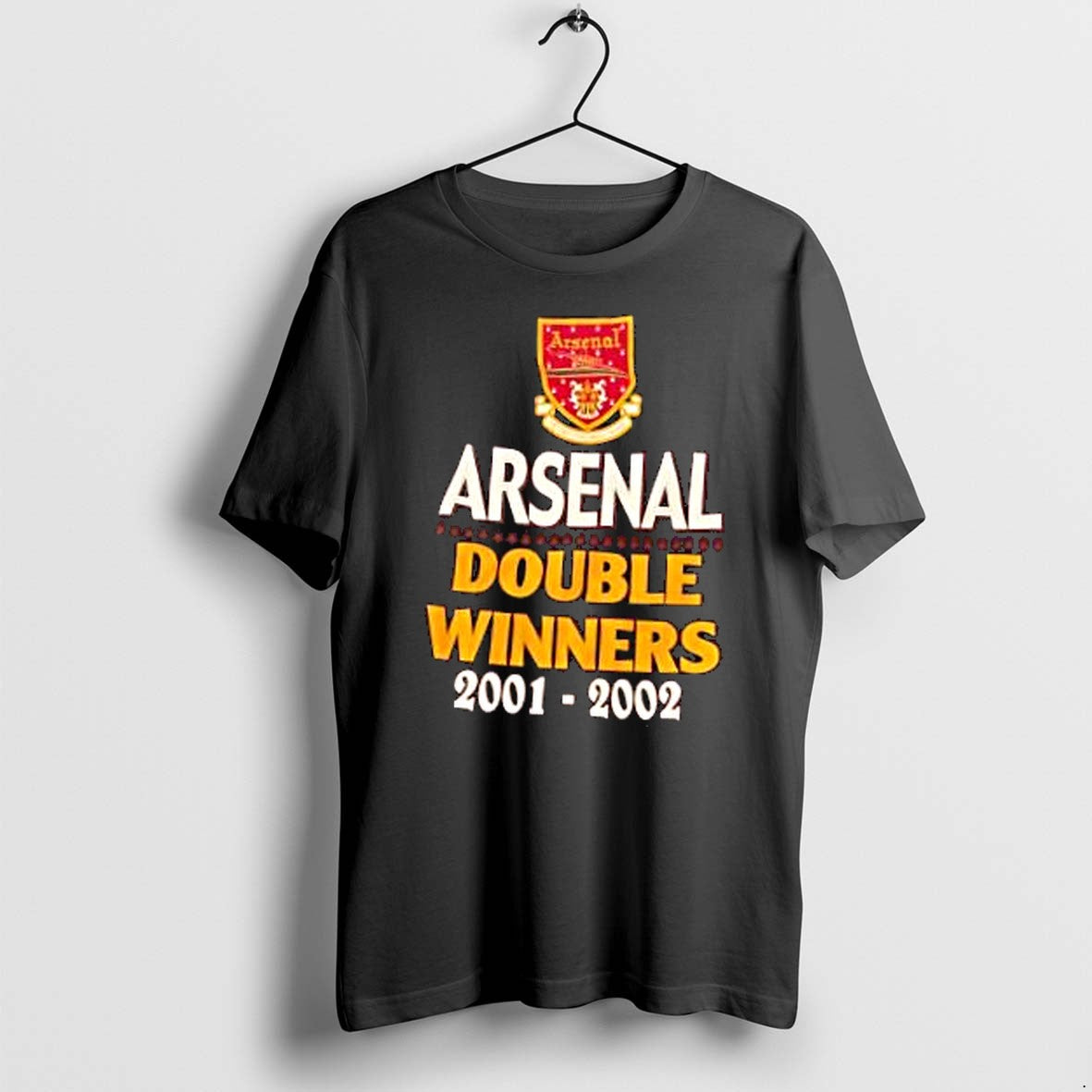 Original Arsenal Double Winners 2001 2002 Arsenal Tshirts Jpg