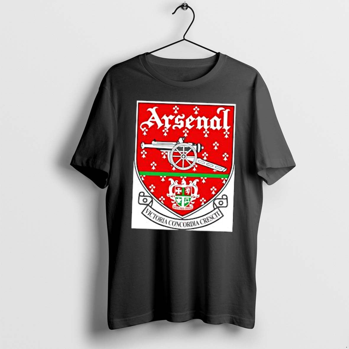 Original Arsenal Fc Victoria Concordia Crescit Deus Per Omnia Arsenal Tshirts
