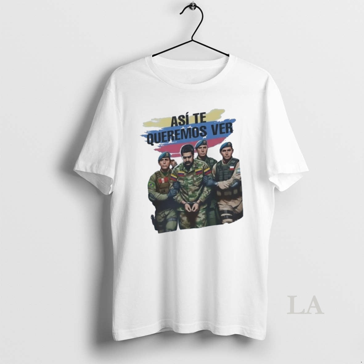 Original Asi Te Queremos Ver Maduro Arrested Satire T-Shirts, Hoodie, Sweatshirt | AU01DripNestTees.com