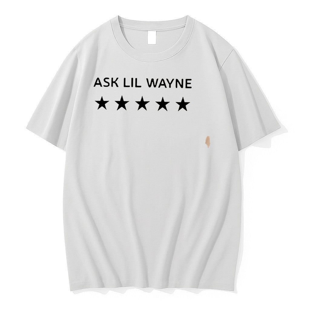 Original Ask Lil Wayne 5 Stars Tee Tshirts Jpg