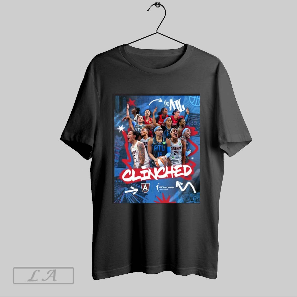 Original Atlanta Dream 2025 Wnba Playoffs Clinched