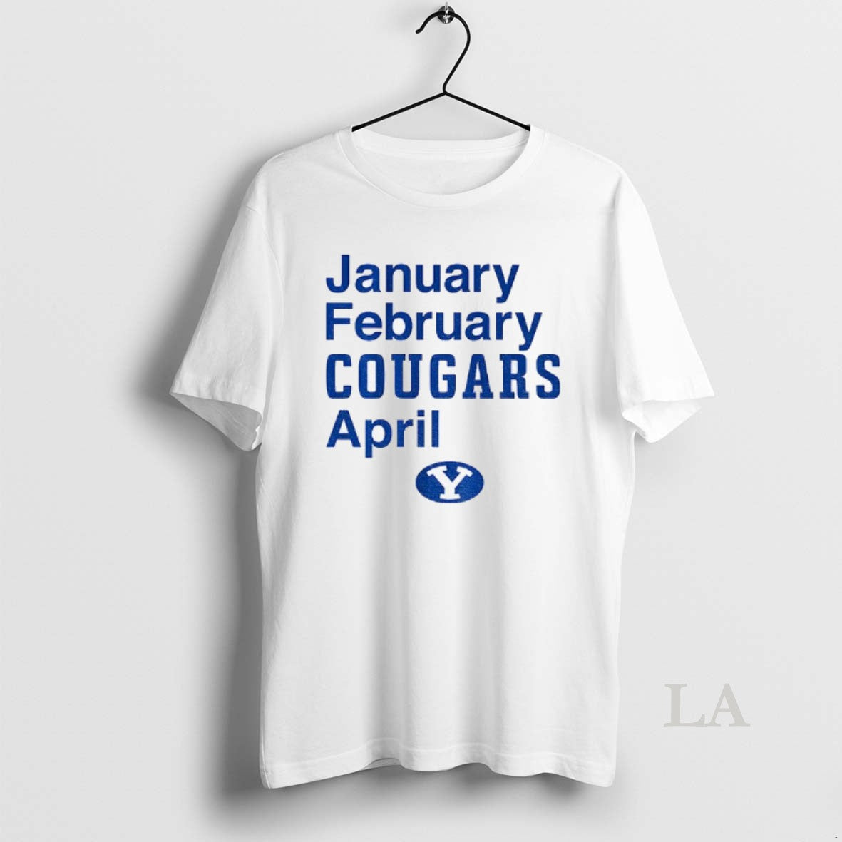 Original Byu Cougars January February Cougars April 2025 T-Shirts, Hoodie, Sweatshirt | AU01DripNestTees.com