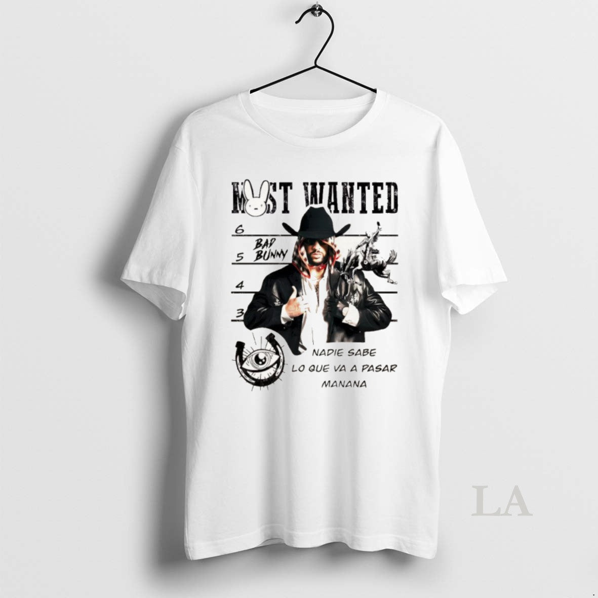 Original Bad Bunny Most Wanted Nadie Sabe Lo Que Va A Pasar Manana T-Shirts, Hoodie, Sweatshirt | AU01DripNestTees.com