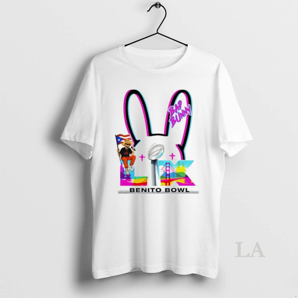 Original Bad Bunny Puerto Rico Football Benito Bowl T-Shirts, Hoodie, Sweatshirt | AU01DripNestTees.com
