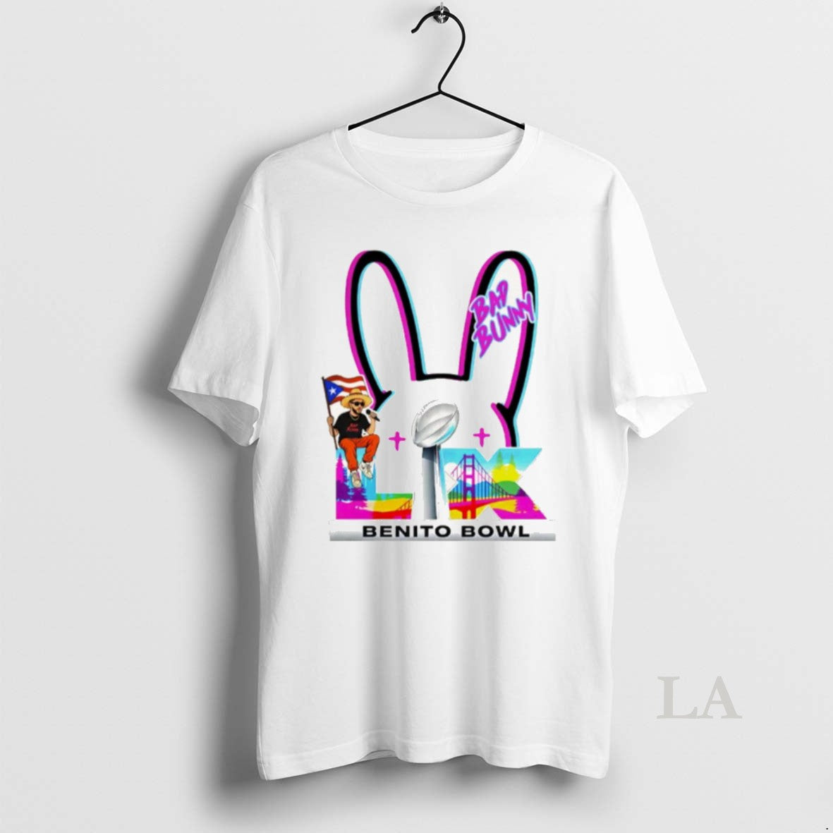 Original Bad Bunny Puerto Rico Football Benito Bowl T-Shirts, Hoodie, Sweatshirt | AU01DripNestTees.com