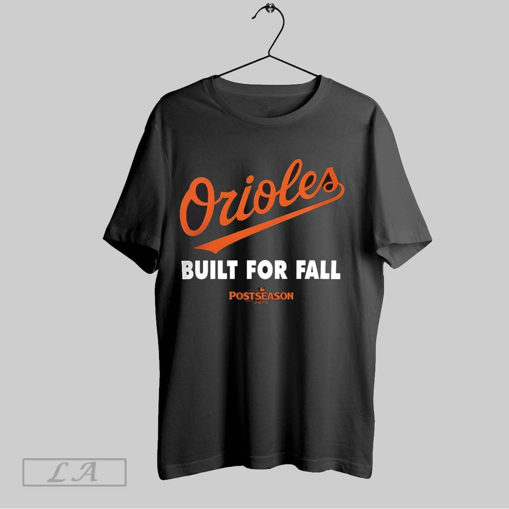 Original Baltimore Orioles 2025 Postseason Built For Fall Logo V Neck