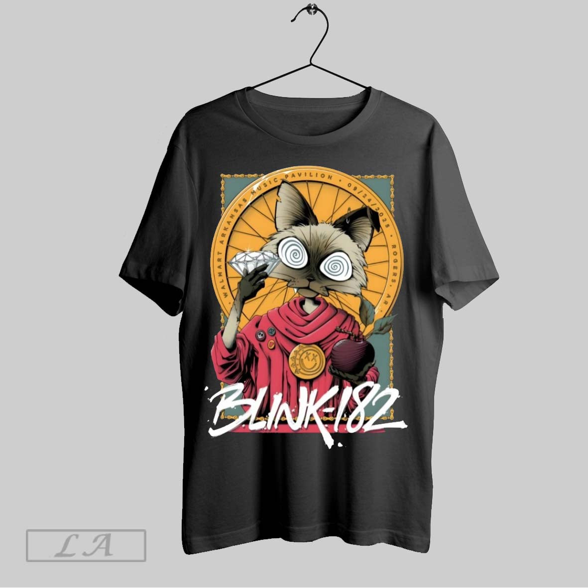 Original Blink 182 Walmart Arkansas Music Pavilion September 24 2025 Rogers Ar Art