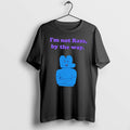 Original Blue Character Winking I Am Not Razz By The Way Graphic Black Tshirts