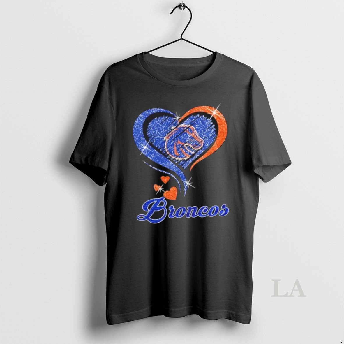 Original Boise State Broncos Football In Glitter Heart Fans T-Shirts, Hoodie, Sweatshirt | AU01DripNestTees.com