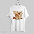 Original Bowling Green State University Football Orange Pudge The Cat Team Painting T Shirt