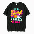 Original Bowling Lover Let The Good Times Roll Bowling Black Tshirts Jpg