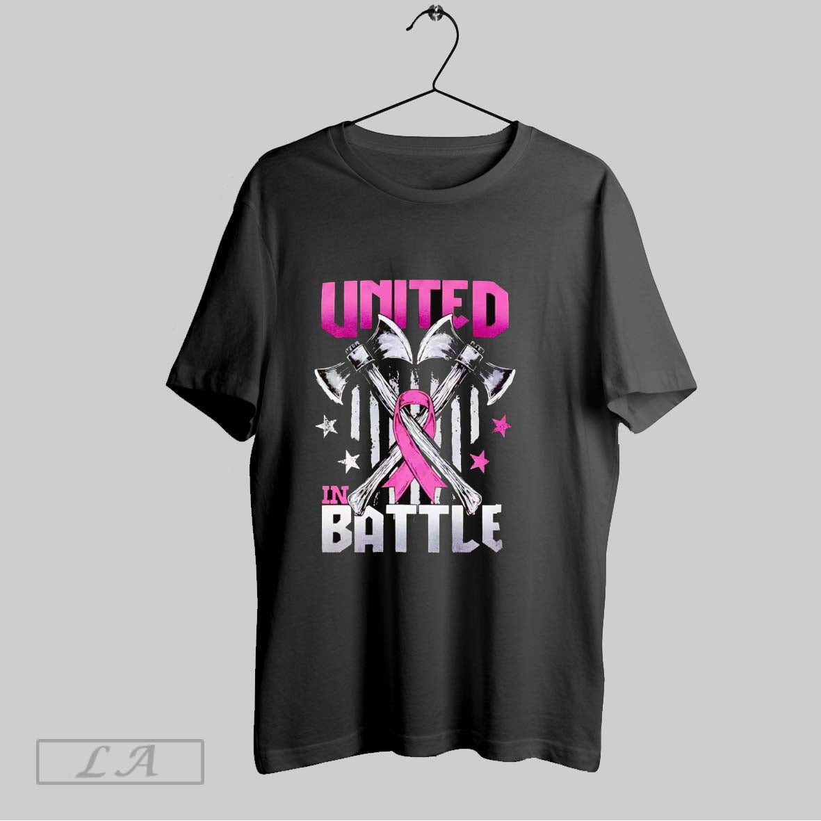 Original Breast Cancer United In Battle Us Flag