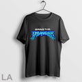Original Bring The Thunder Blue Lightning Chrome Text
