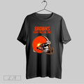 Original Browns Fight Till The End Football Helmet Dog Graphic