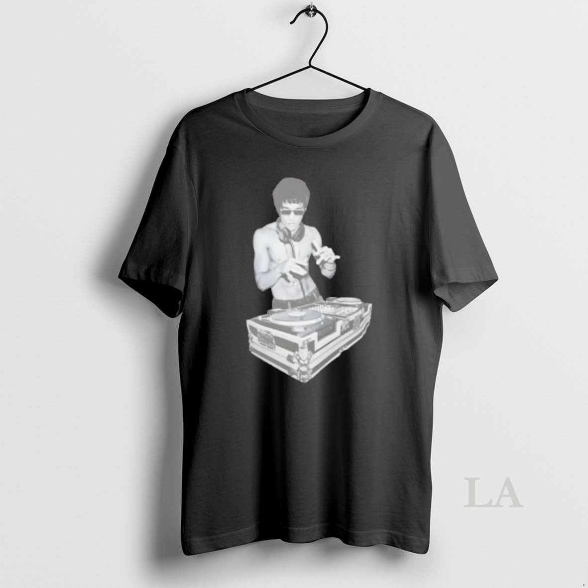 Original Bruce Lee Dj Kung Fu Master Mixing Vinyl T-Shirts, Hoodie, Sweatshirt | AU01DripNestTees.com