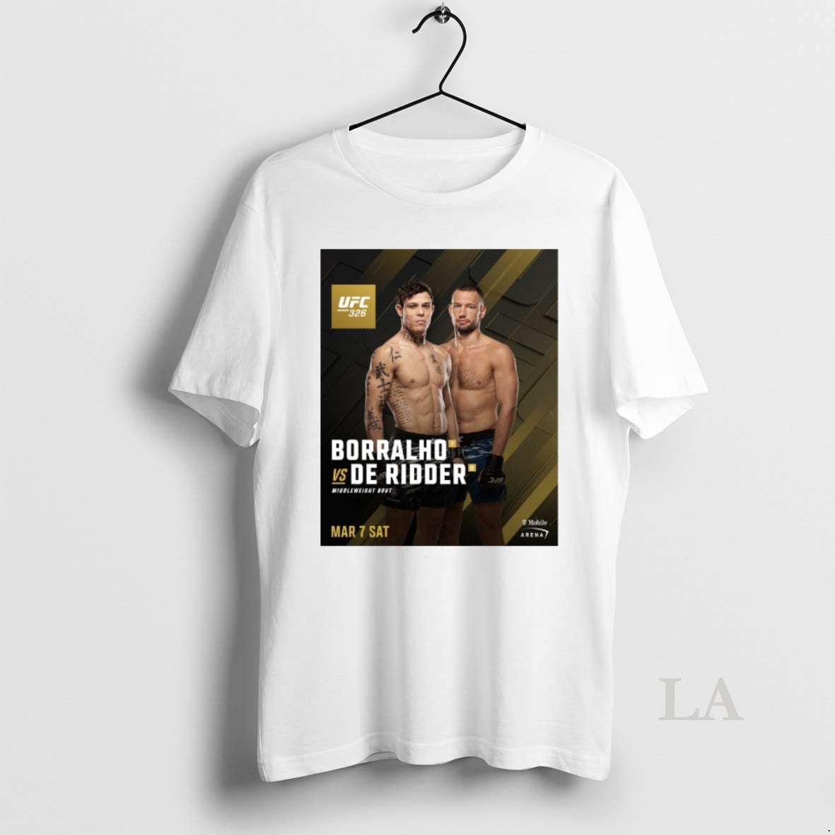 Original Caio Borralho Vs Reinier De Ridder Middleweight Bout Ufc 326 March 7 2025 T-Shirts, Hoodie, Sweatshirt
