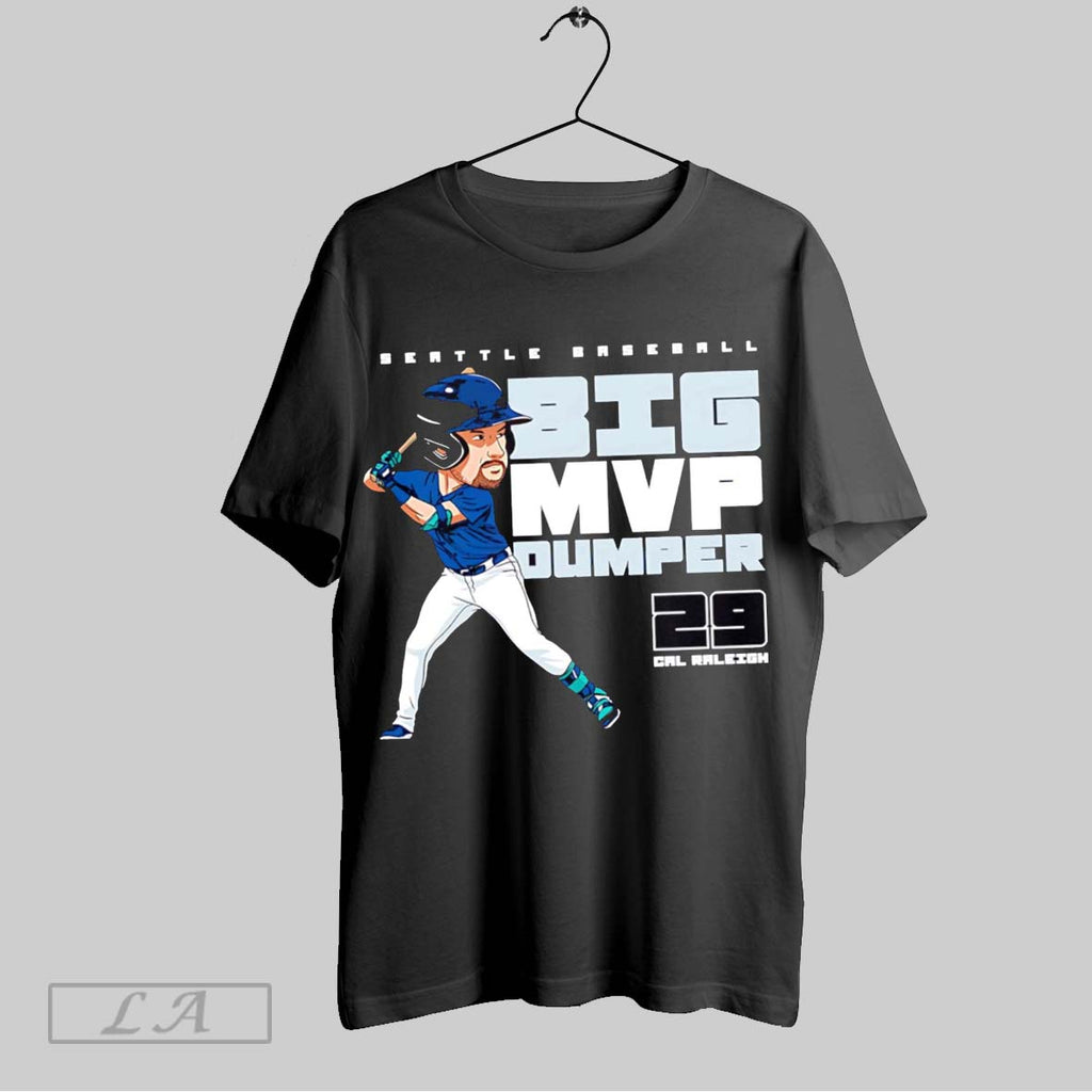 Original Cal Raleigh Big Dumper Seattle Mvp Cartoon