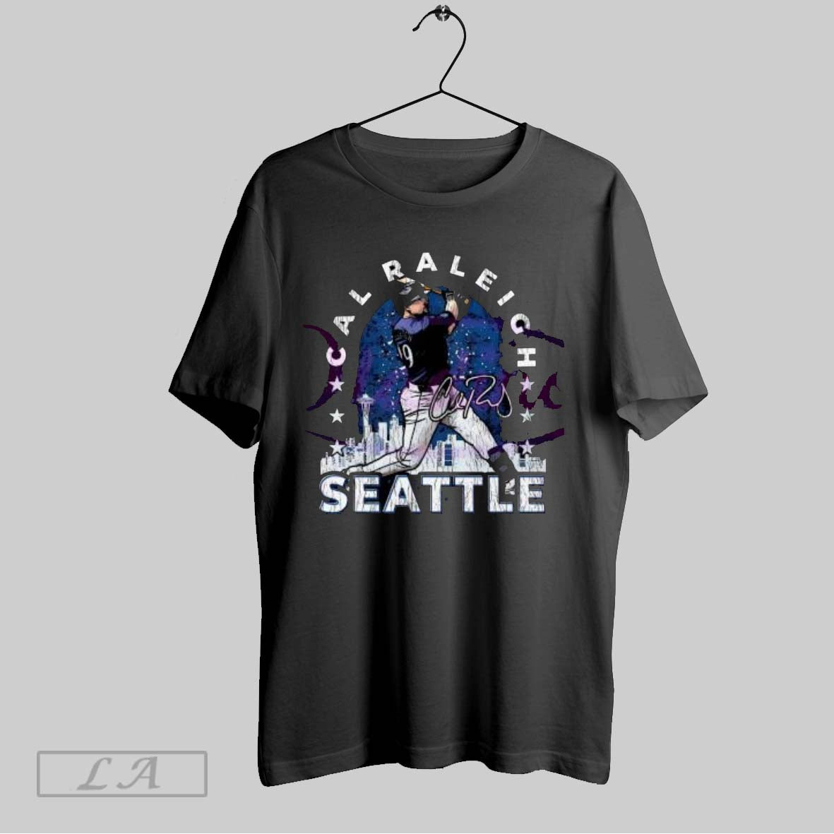 Original Cal Raleigh Seattle Gritty Signature