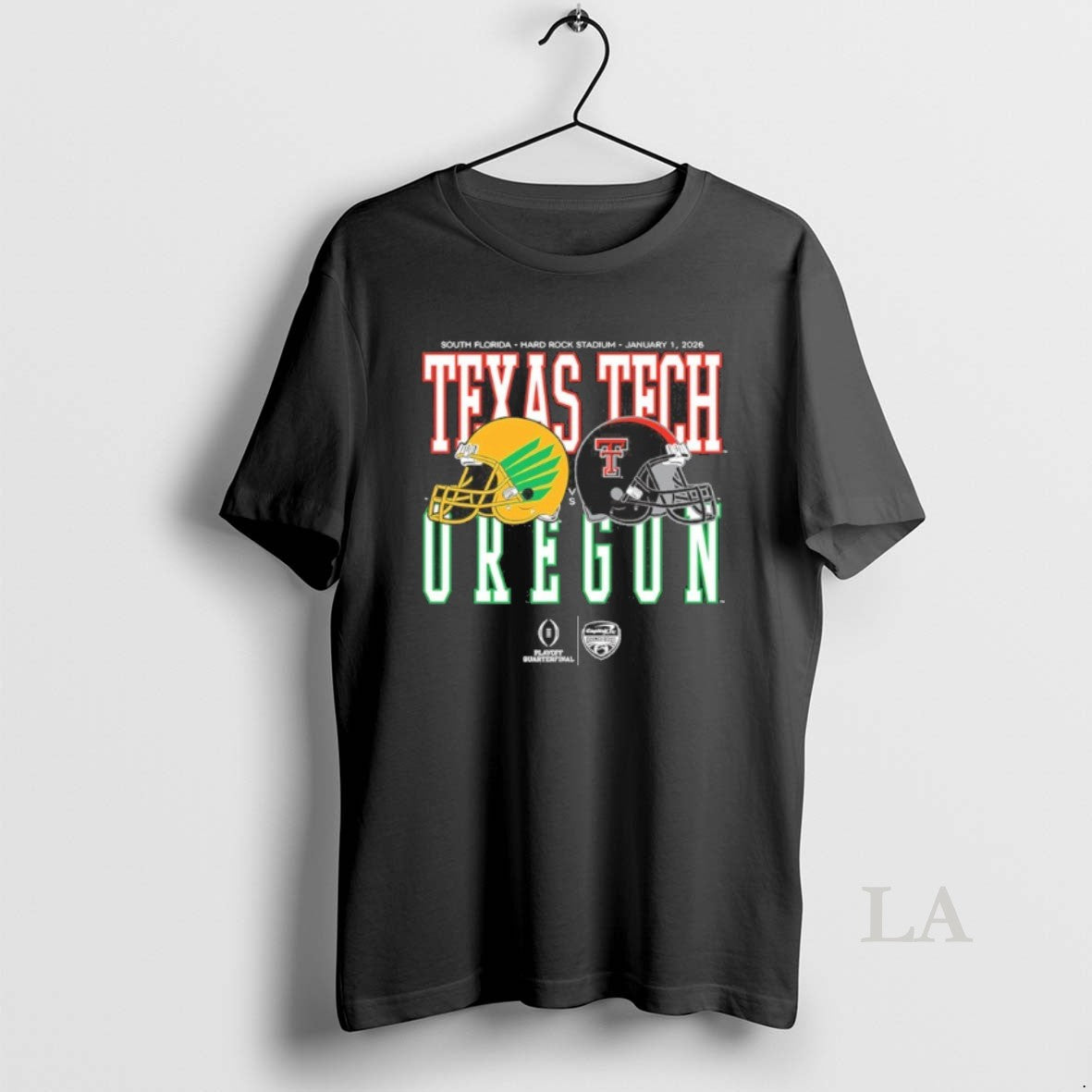 Original Capital One Orange Bowl 2026 Oregon Vs Texas Tech Helmet Matchup T-Shirts, Hoodie, Sweatshirt | AU01DripNestTees.com