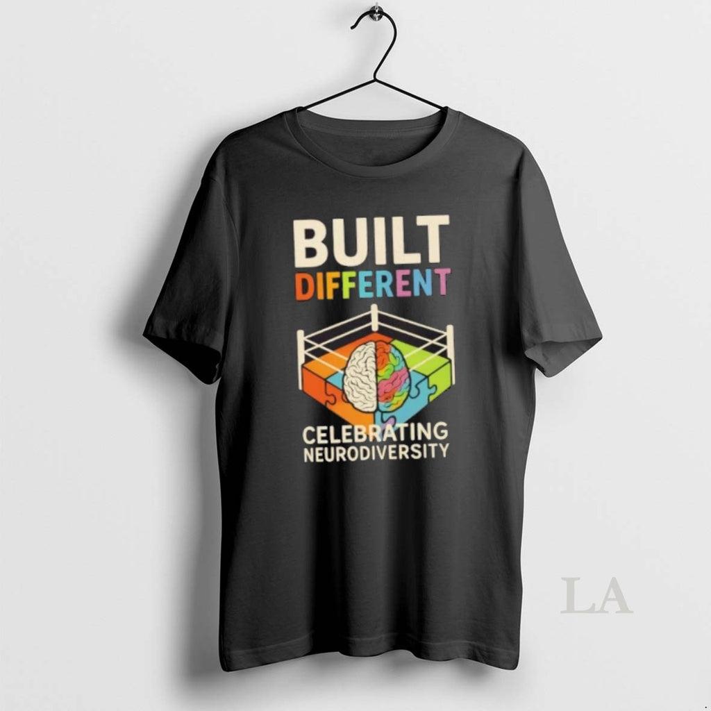 Original Captain Autism Built Different Celebrating Neurodiversity T-Shirts, Hoodie, Sweatshirt | AU01DripNestTees.com