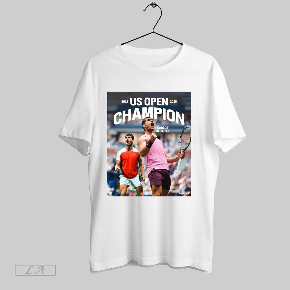 Original Carlos Alcaraz Dominant Tournament Us Open Champions 2022 2025 Poster