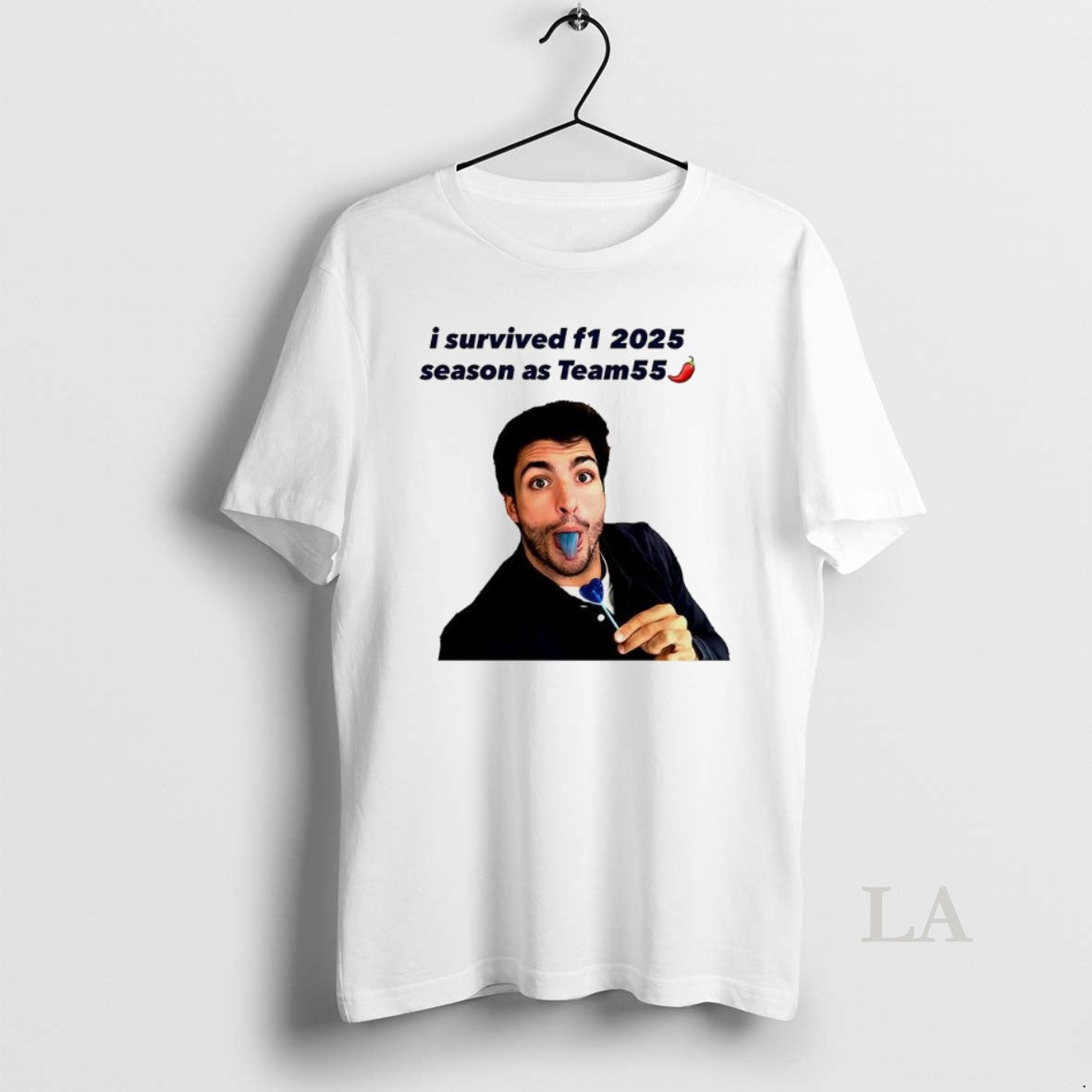 Original Carlos Sainz I Survived F1 2025 Season As Team55 T-Shirts, Hoodie, Sweatshirt | AU01DripNestTees.com