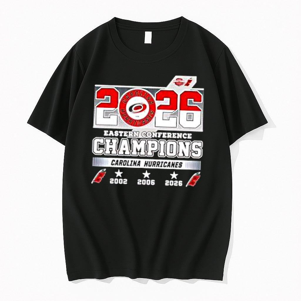 Original Carolina Hurricanes Eastern Conference Champions 2026 Tshirts Jpg