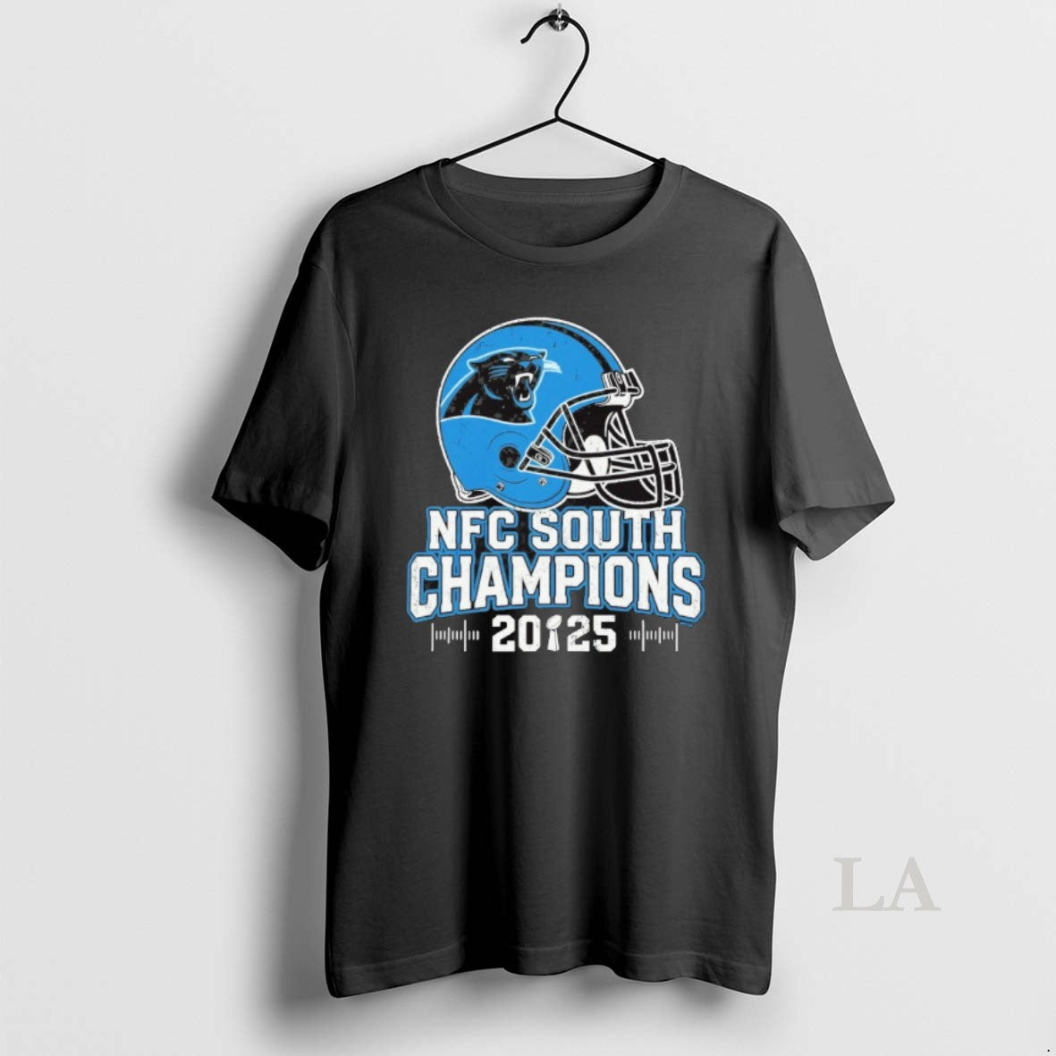 Original Carolina Panthers 2025 Nfc South Champions Helmet T-Shirts, Hoodie, Sweatshirt | AU01DripNestTees.com