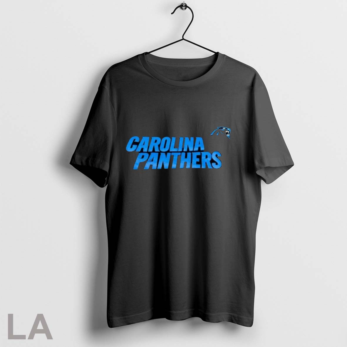 Original Carolina Panthers Big Logo Blue Font