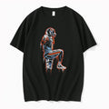 Original Chicago Bears Kneeling Player Drip Art Nfl Football Black Tshirts Jpg