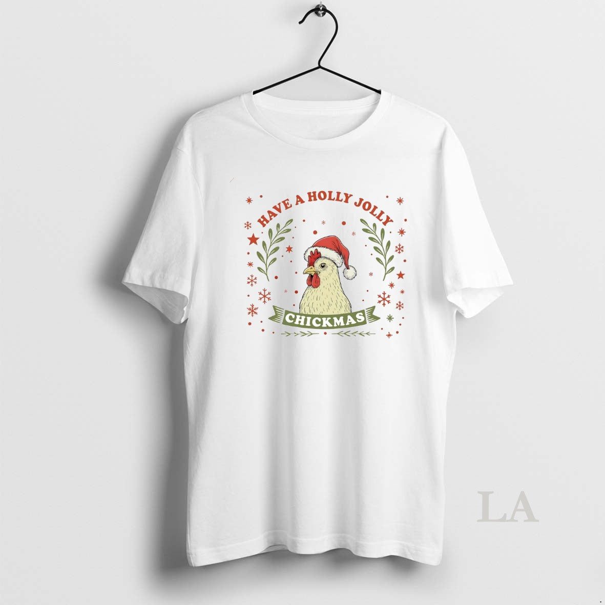 Original Chicken Have A Holly Jolly Chickmas Christmas T-Shirts, Hoodie, Sweatshirt | AU01DripNestTees.com
