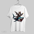 Original Childless Cat Ladies Riding Shark Trumps Nightmare