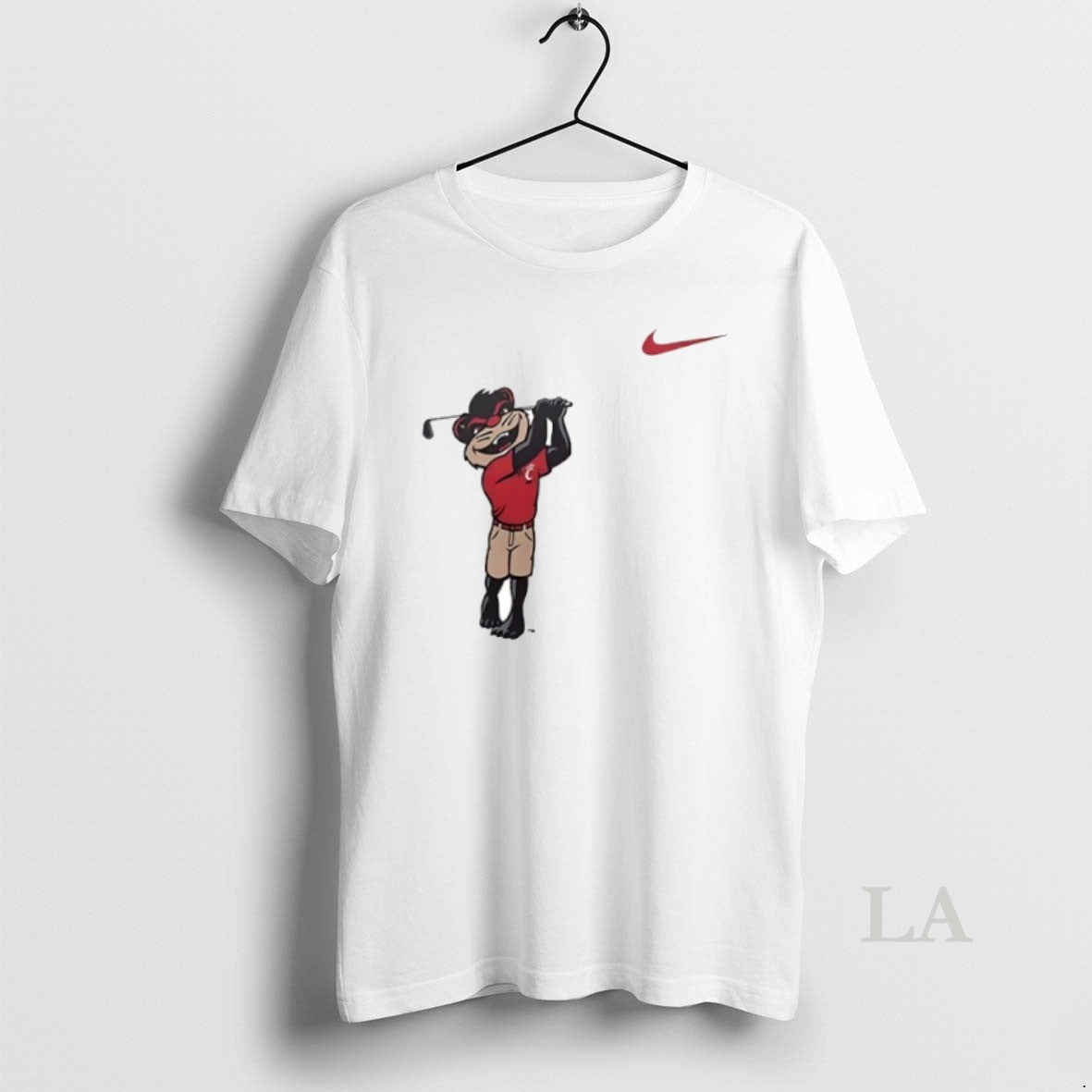 Original Cincinnati Bearcats Mascot Playing Golf Circle T-Shirts, Hoodie, Sweatshirt | AU01DripNestTees.com
