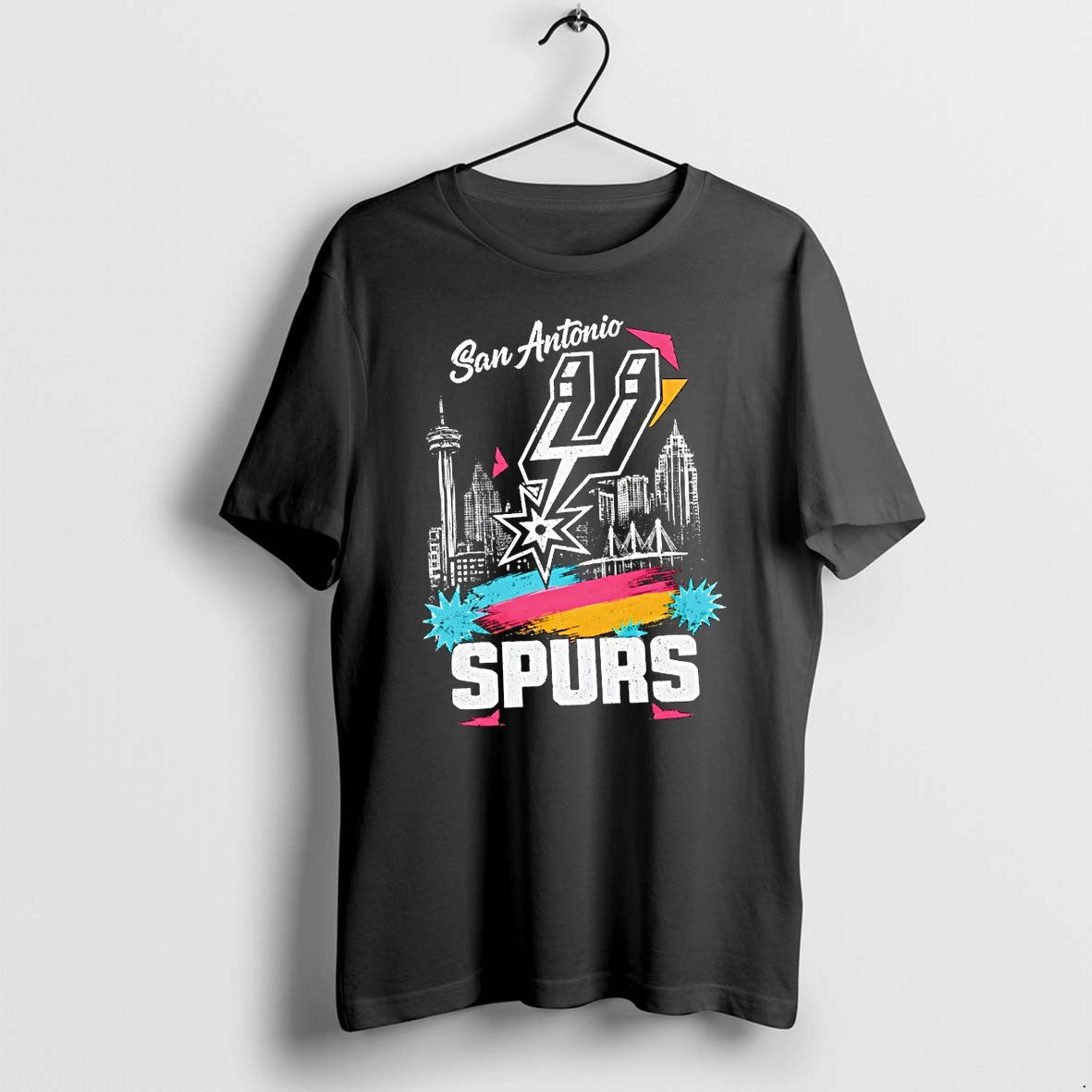 Original City Skyline San Antonio Spurs Basketball Game Day Playoffs 2026 Tshirts