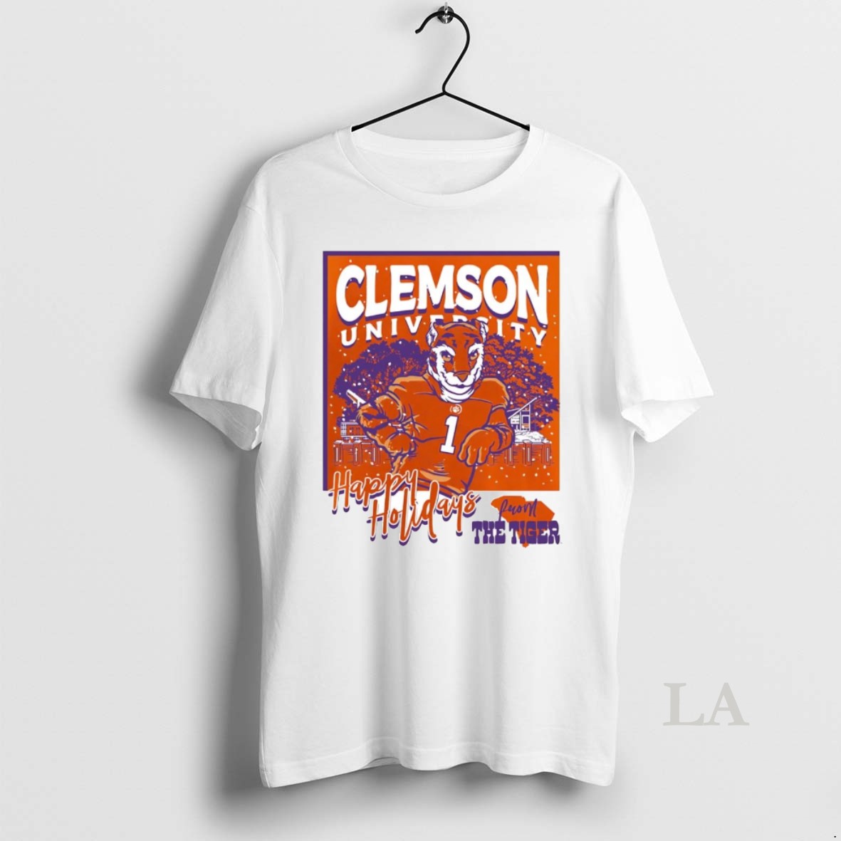 Original Clemson Tigers Happy Holiday From The Tiger Christmas T-Shirts, Hoodie, Sweatshirt | AU01DripNestTees.com