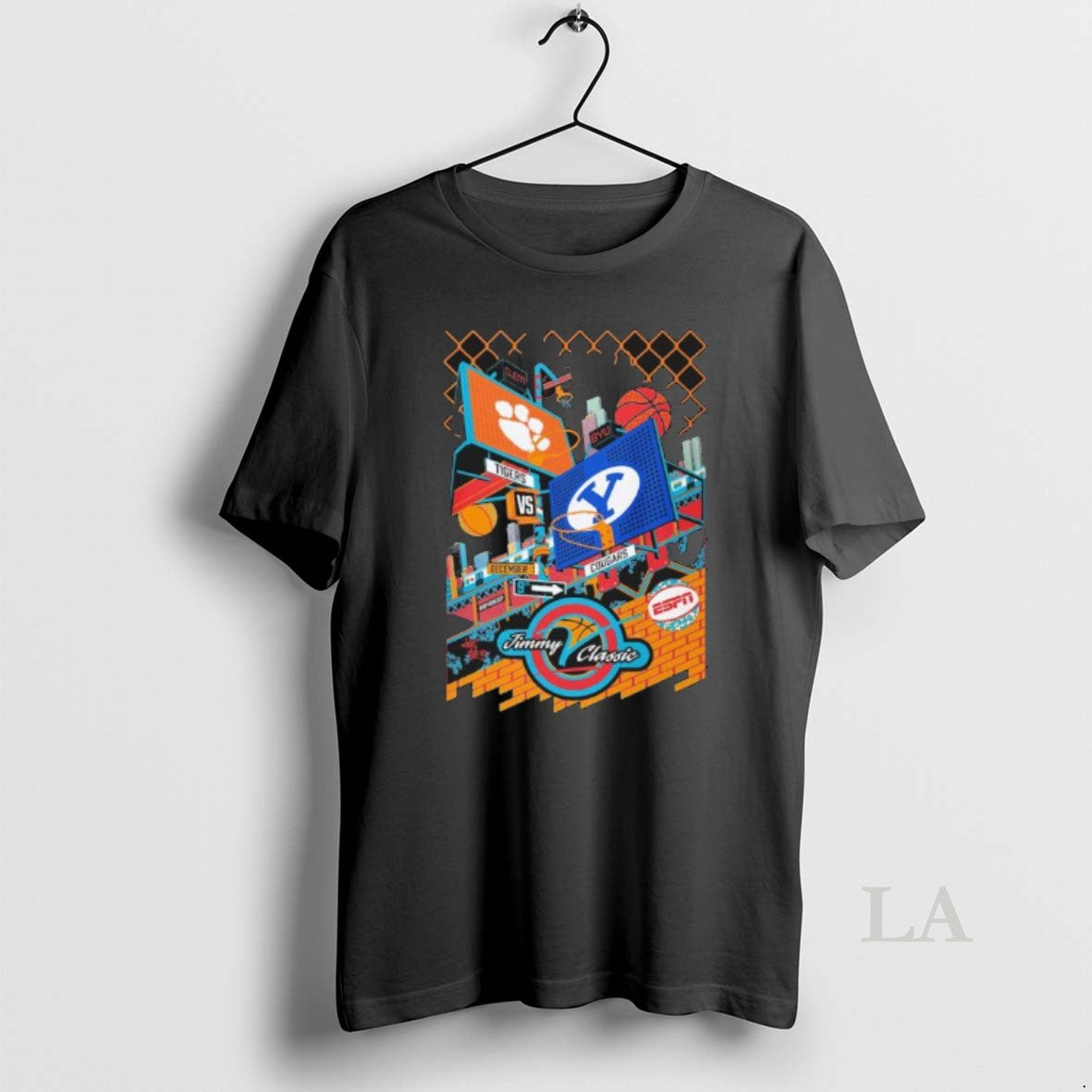 Original Clemson Vs Byu 2025 Jimmy V Classic Basketball T-Shirts, Hoodie, Sweatshirt | AU01DripNestTees.com