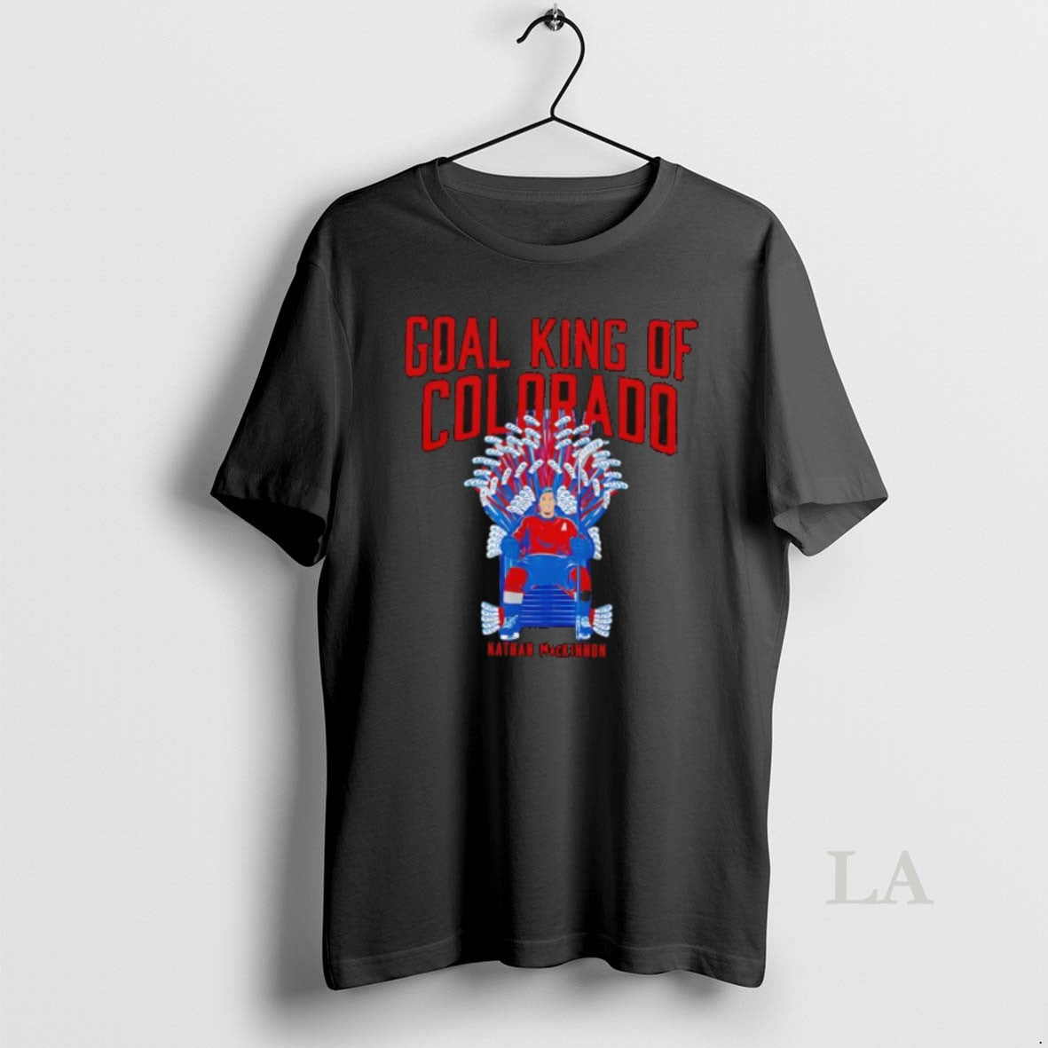 Original Colorado Avalanche Nathan Mackinnon Goal King Of Colorado T-Shirts, Hoodie, Sweatshirt | AU01DripNestTees.com