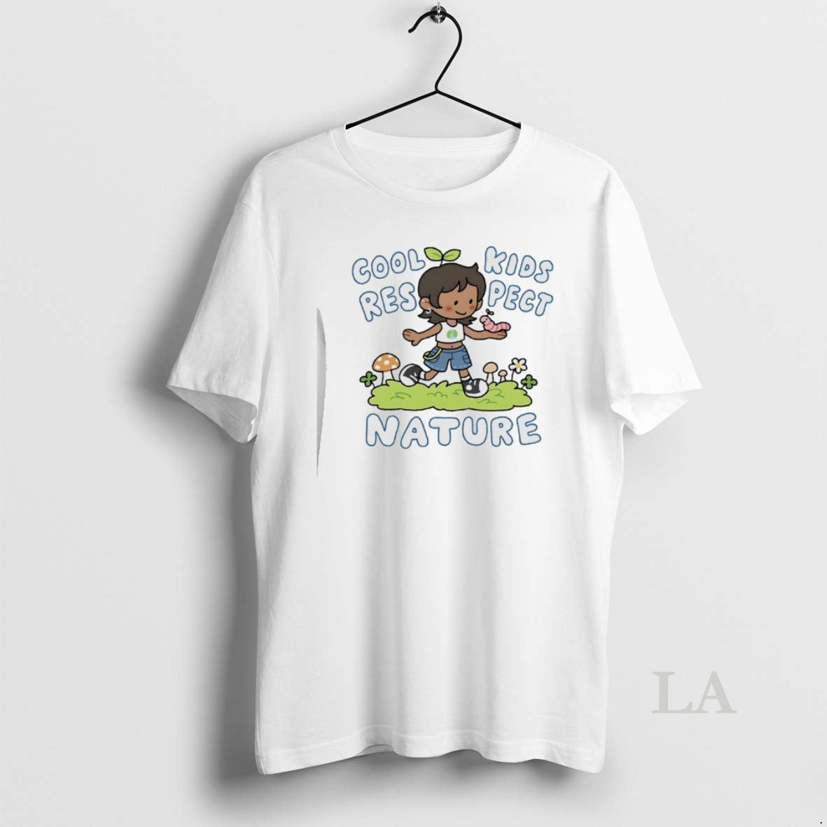 Original Cool Kids Respect Nature Cartoon T-Shirts, Hoodie, Sweatshirt | AU01DripNestTees.com