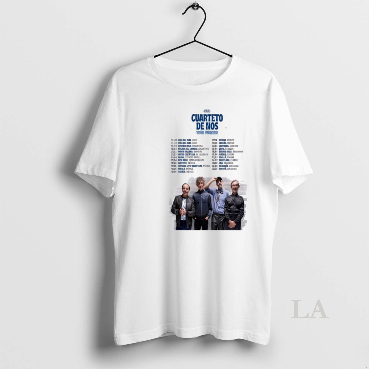 Original Cuarteto De Nos Tour Puertas 2026 T-Shirts, Hoodie, Sweatshirt | AU01DripNestTees.com