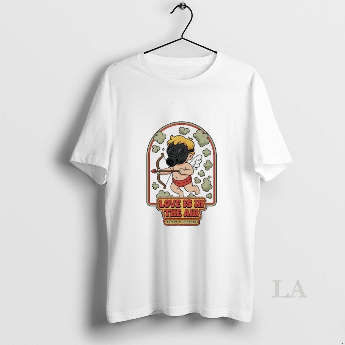 Original Cupid Gas Clouds Love Is In The Air Try Not To Breathe T-Shirts, Hoodie, Sweatshirt | AU01DripNestTees.com
