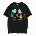 Original Dad Est 2026 Pokemon Starter Trio Fatherhood Celebration Black Tshirts