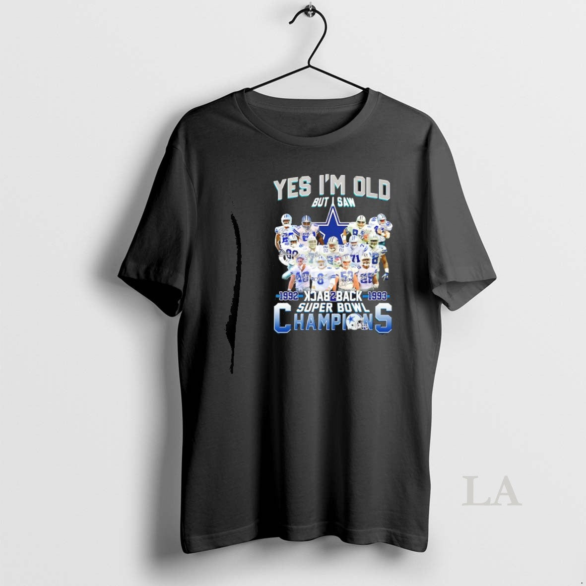 Original Dallas Cowboys Yes Im Old But I Saw Back 2 Back 1992 1993 Super T-Shirts, Hoodie, Sweatshirt | AU01DripNestTees.com