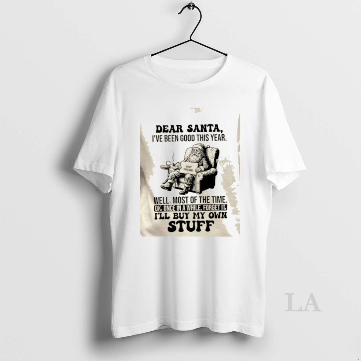 Original Dear Santa Ive Been Good This Year Well Most Of The Time Ok Once T-Shirts, Hoodie, Sweatshirt | AU01DripNestTees.com