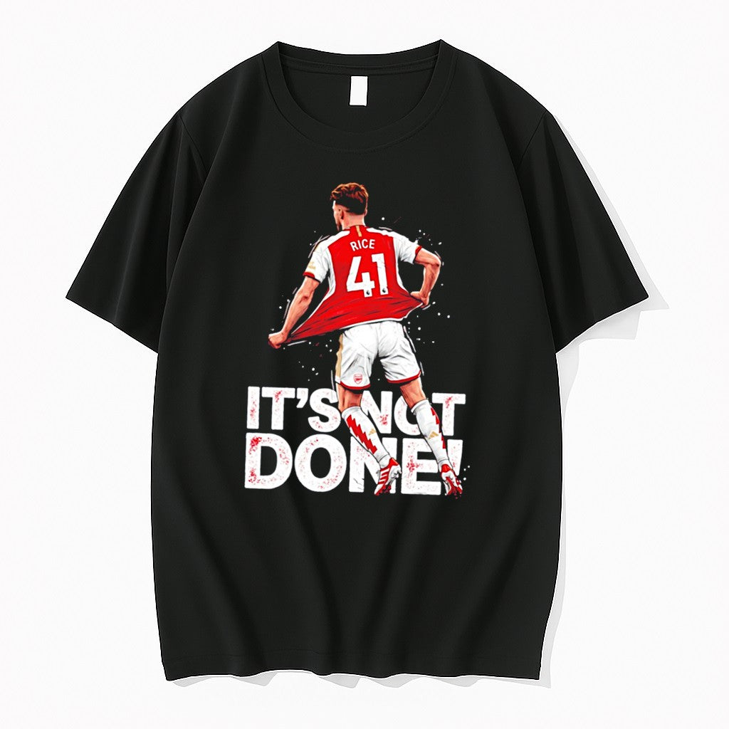 Original Declan Rice Arsenal Running Celebration Its Not Done Tee Tshirts Jpg