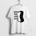 Original Denim Men Love Cat T-Shirts, Hoodie, Sweatshirt | AU01DripNestTees.com
