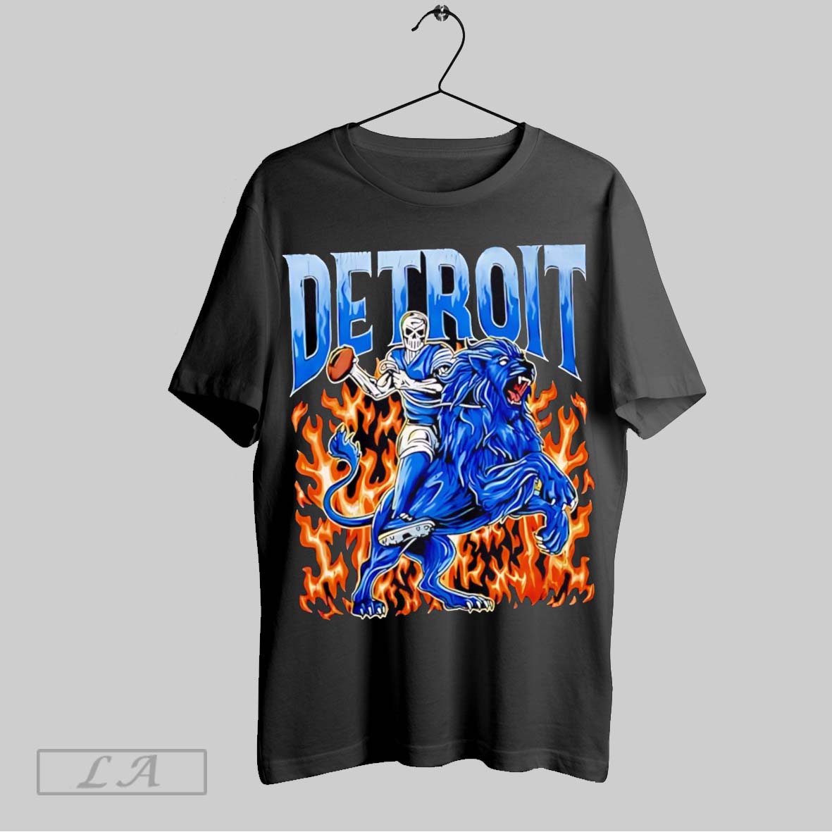 Original Detroit Football Skeleton Lions