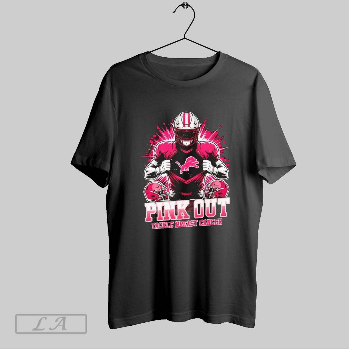 Original Detroit Lions Pink Out Tackle Breast Cancer Shirt