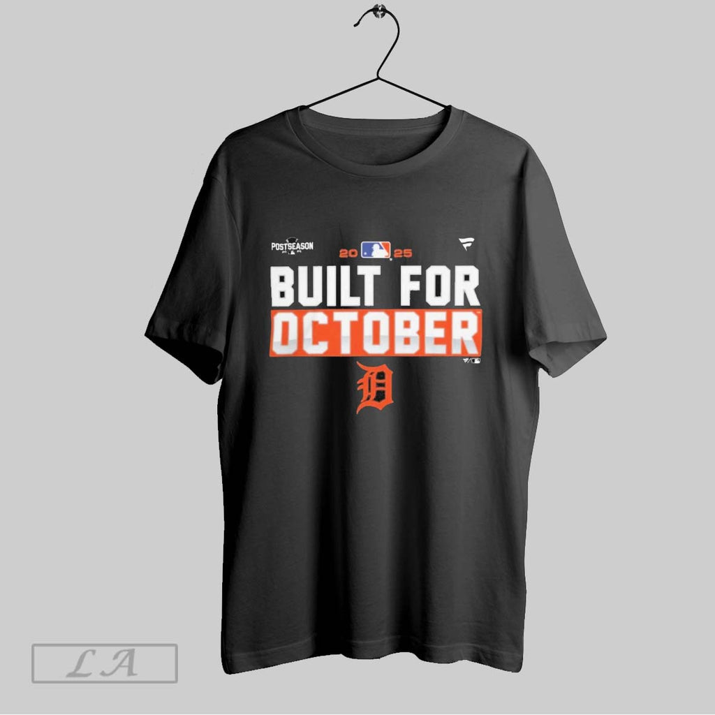 Original Detroit Tigers 2025 Mlb Postseason Built For October