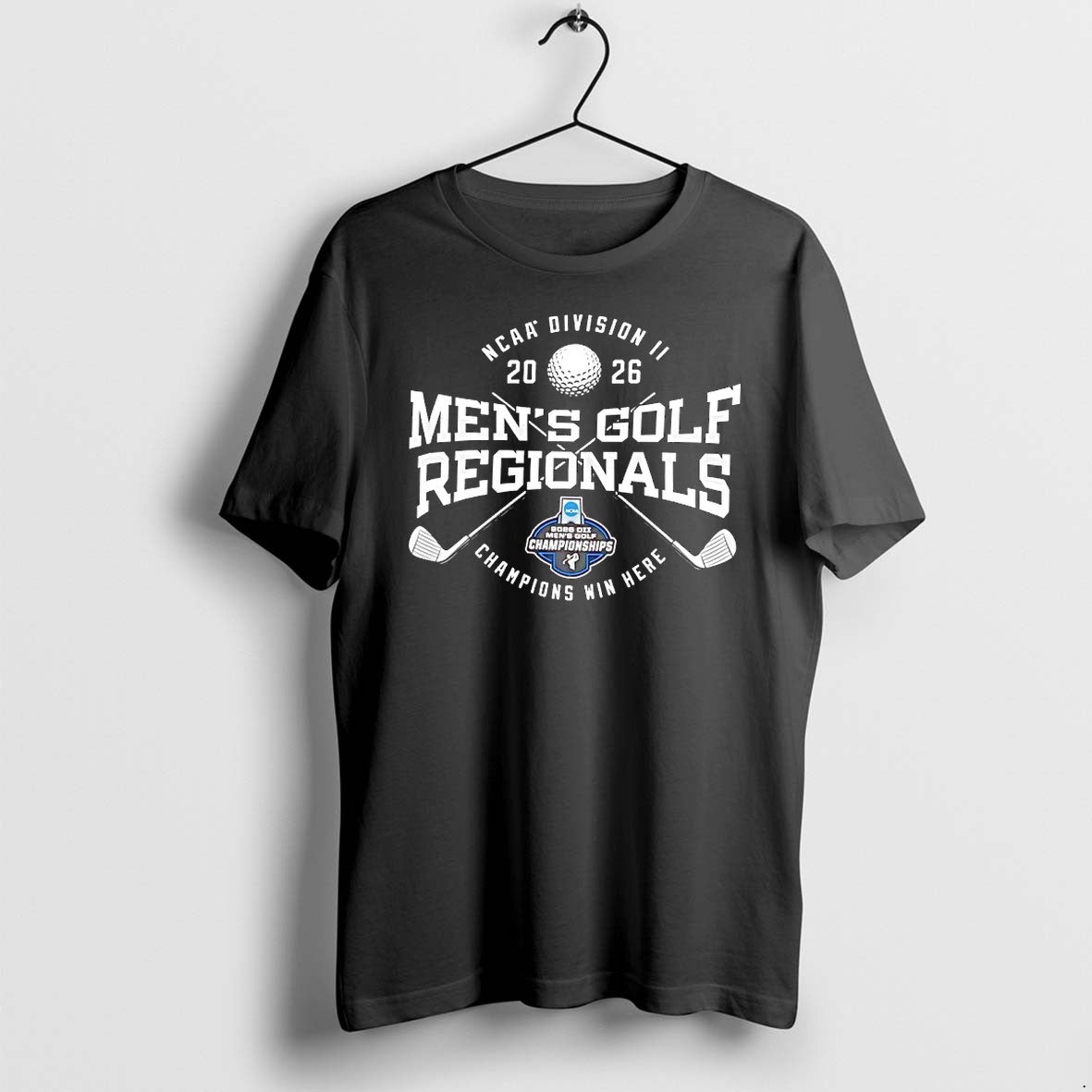 Original Division Ii Mens Golf Regionals Champions Win Here 2026 Tshirts Jpg